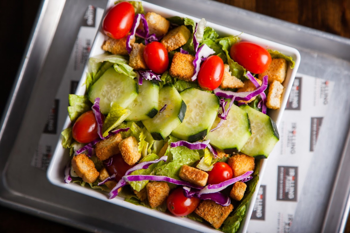 Mixed decorated salad